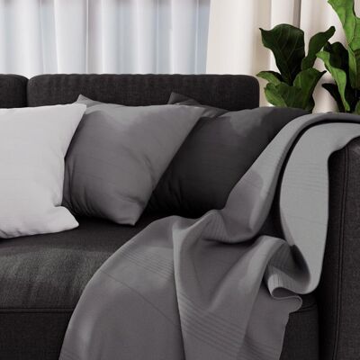 Soleil d'ocre Adele Gris Plaid - Publicité Soleil d'ocre Adele Gris Plaid - Publicité