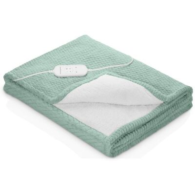 Couverture chauffante reversible - MEDISANA - HB 417 - 120 W - 9 réglages - 180 x 130 cm - Vert Vert - Publicité Couverture chauffante reversible - MEDISANA - HB 417 - 120 W - 9 réglages - 180 x 130 cm - Vert Vert - Publicité