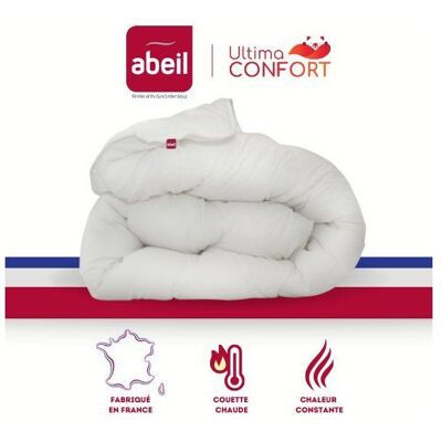 Couette Abeil Ultima Comfort 450 Blanc - Lit double - Publicité Couette Abeil Ultima Comfort 450 Blanc - Lit double - Publicité
