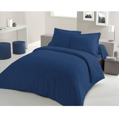 Housse Nordique Lovely Home - Bleu Foncé - 220x240cm - Publicité Housse Nordique Lovely Home - Bleu Foncé - 220x240cm - Publicité