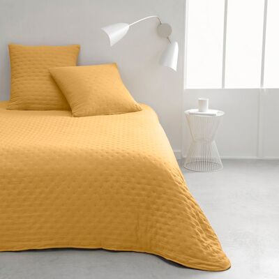 Couvre lit boutis ESSENTIAL - TODAY - Jaune 240x260 cm - Publicité Couvre lit boutis ESSENTIAL - TODAY - Jaune 240x260 cm - Publicité