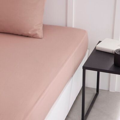 Drap housse uni ESSENTIAL - TODAY - Rose 180x200 cm Rose - Publicité Drap housse uni ESSENTIAL - TODAY - Rose 180x200 cm Rose - Publicité