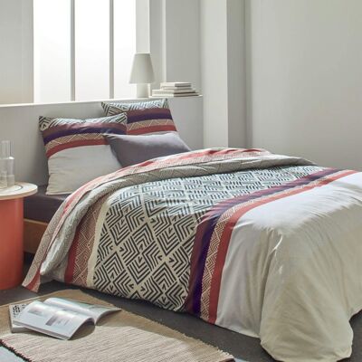 Parure de lit Raysme Anthracite 260x240 cm - Terre de Nuit Gris - Publicité Parure de lit Raysme Anthracite 260x240 cm - Terre de Nuit Gris - Publicité