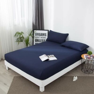 AUCUNEARY Protège matelas 220x200-30cm Alèse Imperméable et Micro Respirante Souple et SilencieuxBleu 220 x 200 - 30 cm Étiquette Blanc - Publicité AUCUNEARY Protège matelas 220x200-30cm Alèse Imperméable et Micro Respirante Souple et SilencieuxBleu 220 x 200 - 30 cm Étiquette Blanc - Publicité