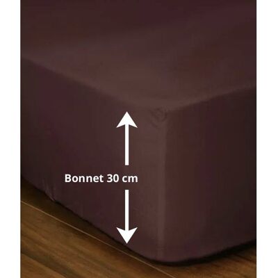 Drap housse ajustable Lovely Home LH71596 Marron Microfibre - Drap housse ajustable - Publicité Drap housse ajustable Lovely Home LH71596 Marron Microfibre - Drap housse ajustable - Publicité