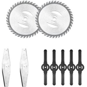 Debroussailleuse à Batterie Coupe Bordure sans Fil avec Lame Tête Réglable et Poignée Télescopique avec 3 Types de Lames pour870 - Publicité Debroussailleuse à Batterie Coupe Bordure sans Fil avec Lame Tête Réglable et Poignée Télescopique avec 3 Types de Lames pour870 - Publicité