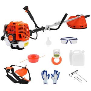 Débroussailleuse Multifonction - BIPLUT - 52cc 2 Temps Lame 3T Coupe-Bordures Tronçonneuse Taille-Haies Extension 134cm Orange - Publicité Débroussailleuse Multifonction - BIPLUT - 52cc 2 Temps Lame 3T Coupe-Bordures Tronçonneuse Taille-Haies Extension 134cm Orange - Publicité