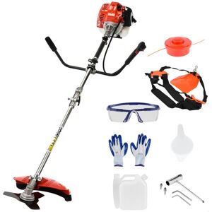 Débroussailleuse Coupe bordures essence 2temps - Coupe Bordure thermique à essence- 2300W52 cc,8000r/min-9500r/min Orange - Publicité Débroussailleuse Coupe bordures essence 2temps - Coupe Bordure thermique à essence- 2300W52 cc,8000r/min-9500r/min Orange - Publicité