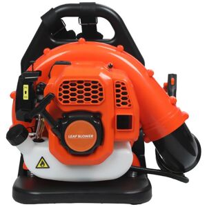 FIANAO Souffleur de feuilles dorsal à essence 52cc 550CFM 2 tempsSouffleur à feuilles thermique 6800r/min 1700W - pour lextérieur Orange - Publicité FIANAO Souffleur de feuilles dorsal à essence 52cc 550CFM 2 tempsSouffleur à feuilles thermique 6800r/min 1700W - pour lextérieur Orange - Publicité
