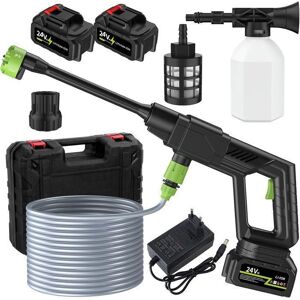 BEIJIYI Nettoyeur haute pression électrique 500PSI avec 6 Bus en 1 2 nettoyeurs Haute Pression Rechargeables à Batterie - Publicité BEIJIYI Nettoyeur haute pression électrique 500PSI avec 6 Bus en 1 2 nettoyeurs Haute Pression Rechargeables à Batterie - Publicité