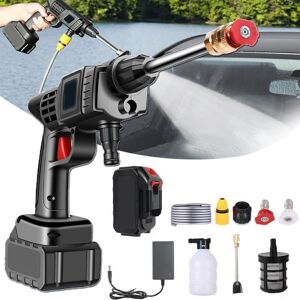 PRUMYA Nettoyeur Haute Pression Max 70 Bar avec 5m Tuyau et Accessoires 10 Voitures Peuvent Être Lavées sur Une Seule Charge pour - Publicité PRUMYA Nettoyeur Haute Pression Max 70 Bar avec 5m Tuyau et Accessoires 10 Voitures Peuvent Être Lavées sur Une Seule Charge pour - Publicité