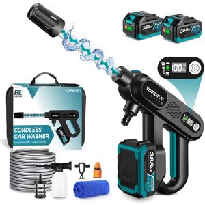 Nettoyeur haute pression - YOFIDRA - 5-in-1 - Sans fil 100 BAR - 3 vitesses - 2x2Ah Noir - Publicité Nettoyeur haute pression - YOFIDRA - 5-in-1 - Sans fil 100 BAR - 3 vitesses - 2x2Ah Noir - Publicité