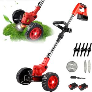 JOULLI Débroussailleuse Electrique sans Fil poignée télescopique et portabilité 8 options de lames adaptée aux travaux de jardinage. Publicité JOULLI Débroussailleuse Electrique sans Fil poignée télescopique et portabilité 8 options de lames adaptée aux travaux de jardinage. Publicité