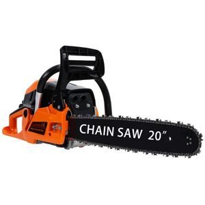 Tronçonneuse thermique à essence - FIANAO - Prise en main confortable - faibles vibrations - plaque de guidage intégrée - ROUGE Orange - Publicité Tronçonneuse thermique à essence - FIANAO - Prise en main confortable - faibles vibrations - plaque de guidage intégrée - ROUGE Orange - Publicité