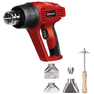 Einhell Décapeur thermique TH-HA 2000/1 (2000 W Position stable assurée) Livré avec accessoires Rouge - Publicité Einhell Décapeur thermique TH-HA 2000/1 (2000 W Position stable assurée) Livré avec accessoires Rouge - Publicité