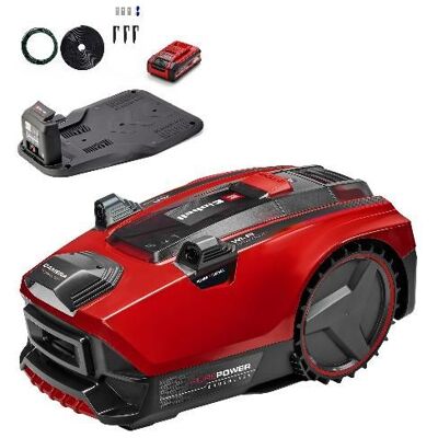 Einhell Robot tondeuse FREELEXO CAM PLUS 550 PXC (18V surface max. 550 m² Wi‑Fi) Livré avec Batterie 30 Ah et Accessoires Rouge - Publicité Einhell Robot tondeuse FREELEXO CAM PLUS 550 PXC (18V surface max. 550 m² Wi‑Fi) Livré avec Batterie 30 Ah et Accessoires Rouge - Publicité