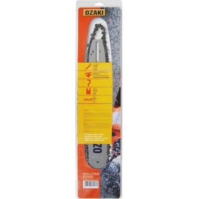 Ozaki Guide 35 cm + chaîne pour tronçonneuse ECHO - Publicité Ozaki Guide 35 cm + chaîne pour tronçonneuse ECHO - Publicité