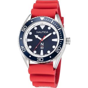 Montre - NAUTICA - N83 Finn World - Quartz - Acier inoxydable - 44 mm - Rouge Bleu - Publicité Montre - NAUTICA - N83 Finn World - Quartz - Acier inoxydable - 44 mm - Rouge Bleu - Publicité