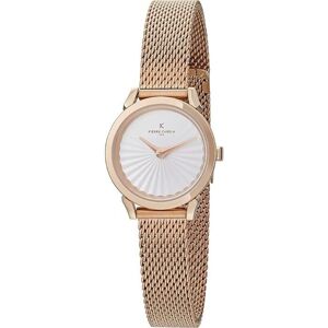 Montre - PIERRE CARDIN - Pigalle Plissée CPI.2502 - Quartz - Femme - Acier - Or rose Blanc - Publicité Montre - PIERRE CARDIN - Pigalle Plissée CPI.2502 - Quartz - Femme - Acier - Or rose Blanc - Publicité