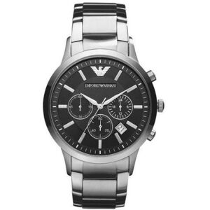 Montre - Armani - AR2434 - Quartz - 43 mm - Étanchéité 5 ATM - Couleur Noir Violet - Publicité Montre - Armani - AR2434 - Quartz - 43 mm - Étanchéité 5 ATM - Couleur Noir Violet - Publicité