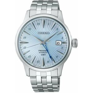 Montre - SEIKO - Presage SSK037J1 - Automatique - Bracelet Acier - Fond Bleu Clair Bleu - Publicité Montre - SEIKO - Presage SSK037J1 - Automatique - Bracelet Acier - Fond Bleu Clair Bleu - Publicité