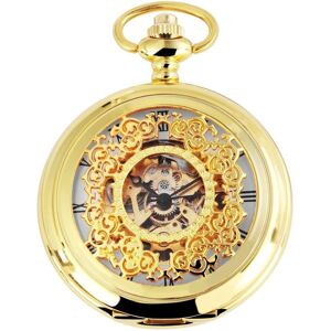 Montre de poche Excellanc Doré Métal caractère affirmé Jaune - Publicité Montre de poche Excellanc Doré Métal caractère affirmé Jaune - Publicité