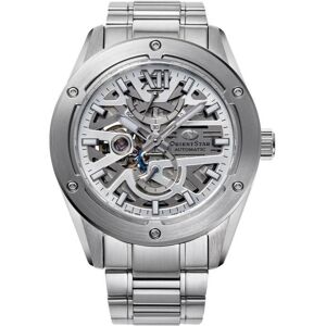 Montre - ORIENT - Orient Star Avantgarde Skeleton RE-BZ0001S00B - Mécanique - Homme - Argent Blanc - Publicité Montre - ORIENT - Orient Star Avantgarde Skeleton RE-BZ0001S00B - Mécanique - Homme - Argent Blanc - Publicité