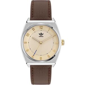 Montre - ADIDAS - Style Code Two AOSY22029 - Quartz - Cuir Marron - 38 mm Beige Beige - Publicité Montre - ADIDAS - Style Code Two AOSY22029 - Quartz - Cuir Marron - 38 mm Beige Beige - Publicité