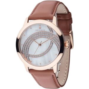 Montre Femme Yves Camani Arcenciel - Acier Or Rose - Bracelet Marron - Etanche 3 ATM Marron - Publicité Montre Femme Yves Camani Arcenciel - Acier Or Rose - Bracelet Marron - Etanche 3 ATM Marron - Publicité