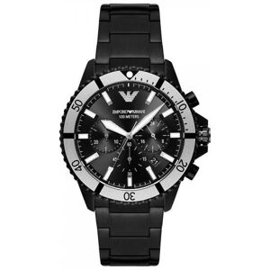 Montre - Armani - AR80050 - Acier inoxydable - Noir - 5 ATM - Ø 43 mm Noir - Publicité Montre - Armani - AR80050 - Acier inoxydable - Noir - 5 ATM - Ø 43 mm Noir - Publicité