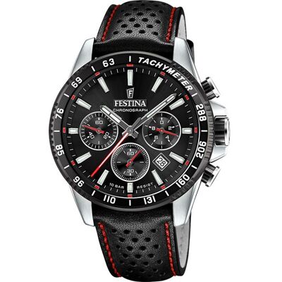 Montre - Festina - F20561/4 - Cadran Noir - 45mm - Étanchéité 10ATM Noir - Publicité Montre - Festina - F20561/4 - Cadran Noir - 45mm - Étanchéité 10ATM Noir - Publicité