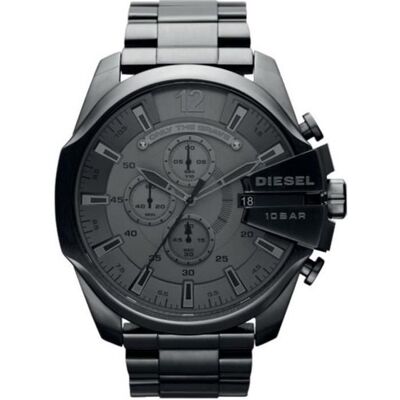 Montre - DIESEL - MEGA CHIEF DZ4282 - Sport - Chronographe - Acier inoxydable Gris - Publicité Montre - DIESEL - MEGA CHIEF DZ4282 - Sport - Chronographe - Acier inoxydable Gris - Publicité