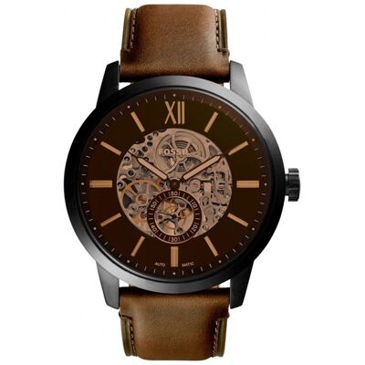 Montre Homme - Fossil - Townsman - 48 mm - Automatique - Cuir Marron Marron - Publicité Montre Homme - Fossil - Townsman - 48 mm - Automatique - Cuir Marron Marron - Publicité