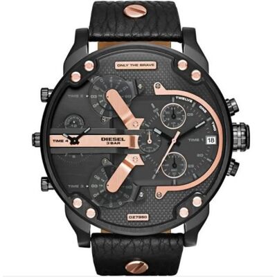 Diesel Montre Homme DZ7350 noir Noir - Publicité Diesel Montre Homme DZ7350 noir Noir - Publicité