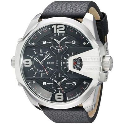 Montre - Diesel - DZ7376 - Cuir - 55 mm - Étanchéité 10 ATM Noir - Publicité Montre - Diesel - DZ7376 - Cuir - 55 mm - Étanchéité 10 ATM Noir - Publicité