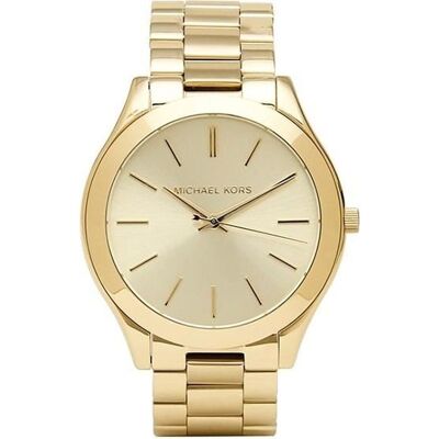 MICHAEL KORS Montre Quartz MK3179 Dorée Femme - Publicité MICHAEL KORS Montre Quartz MK3179 Dorée Femme - Publicité