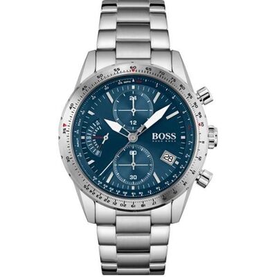 Montre - BOSS BLACK - 229015 - Acier - Analogique - Chic Gris - Publicité Montre - BOSS BLACK - 229015 - Acier - Analogique - Chic Gris - Publicité