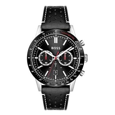 Hugo Boss Montre - Boss - 1513920 - Analogique - Quartz - Cuir Noir Noir - Publicité Hugo Boss Montre - Boss - 1513920 - Analogique - Quartz - Cuir Noir Noir - Publicité