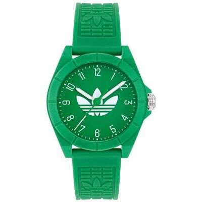 Montre - ADIDAS ORIGINALS - AOST24572 - Plastique Vert - Résistante à leau 5 bar - 39 mm Vert - Publicité Montre - ADIDAS ORIGINALS - AOST24572 - Plastique Vert - Résistante à leau 5 bar - 39 mm Vert - Publicité