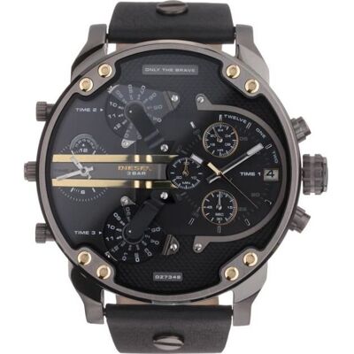 DIESEL Montre bracelet DZ7348 - Homme - Chronographe - Quartz - Analogique - Noir Noir - Publicité DIESEL Montre bracelet DZ7348 - Homme - Chronographe - Quartz - Analogique - Noir Noir - Publicité