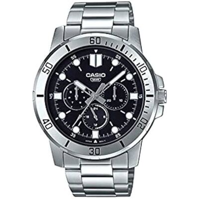 Montre - CASIO - Analogique - Cuir marron - Style classique - Unisexe Marron - Publicité Montre - CASIO - Analogique - Cuir marron - Style classique - Unisexe Marron - Publicité