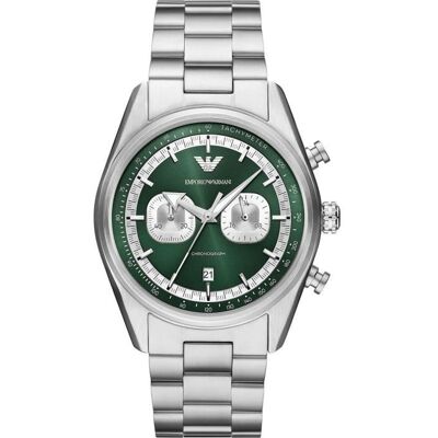 Montre Emporio Armani Hommes AR11637 - Argent Acier inoxydable - 42mm - Etanche 5 bar Gris - Publicité Montre Emporio Armani Hommes AR11637 - Argent Acier inoxydable - 42mm - Etanche 5 bar Gris - Publicité