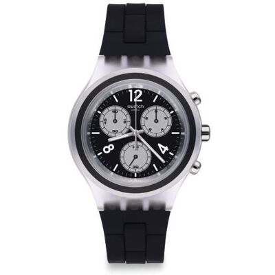 Montre - Swatch - SVCK1004 - Noir - Quartz - Analogique Noir - Publicité Montre - Swatch - SVCK1004 - Noir - Quartz - Analogique Noir - Publicité
