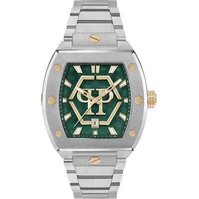 Montre - AcierMétal Vert - Philipp Plein - PWPUA0825 Vert - Publicité Montre - AcierMétal Vert - Philipp Plein - PWPUA0825 Vert - Publicité