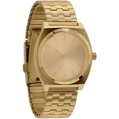 Montre - NIXON - Time Teller - All Gold - Acier inoxydable - Étanche 100m - Publicité Montre - NIXON - Time Teller - All Gold - Acier inoxydable - Étanche 100m - Publicité
