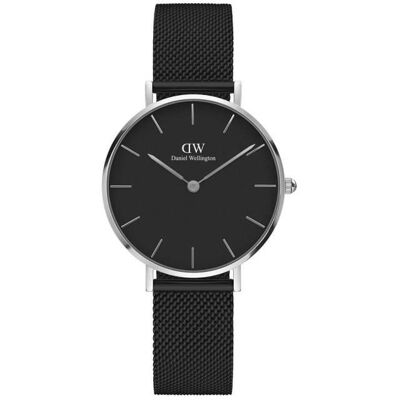 Montre - DANIEL WELLINGTON - DW00100202 - Cuir - Noir - Quartz Noir - Publicité Montre - DANIEL WELLINGTON - DW00100202 - Cuir - Noir - Quartz Noir - Publicité