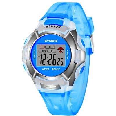 SHARPHY Montre Enfant garçon fille de Marque Sport etanche numerique watch 2020 bracelet bleu - Cadeau pour enfants - Publicité SHARPHY Montre Enfant garçon fille de Marque Sport etanche numerique watch 2020 bracelet bleu - Cadeau pour enfants - Publicité