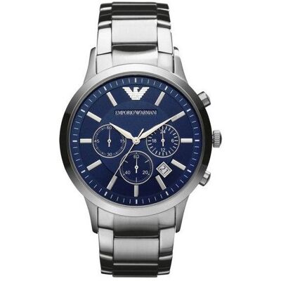 Montre Homme Armani AR2448 (43 mm) Bleu - Publicité Montre Homme Armani AR2448 (43 mm) Bleu - Publicité