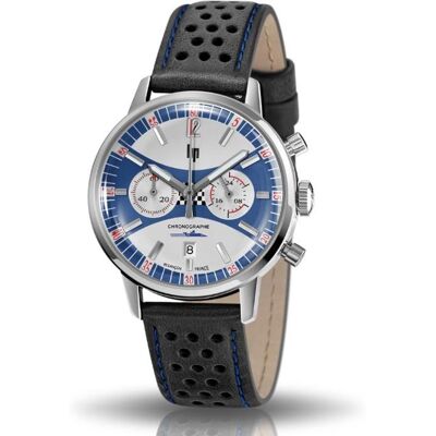 Montre lip Rallye 39 mm chrono méca-quartz 670051 - Publicité Montre lip Rallye 39 mm chrono méca-quartz 670051 - Publicité