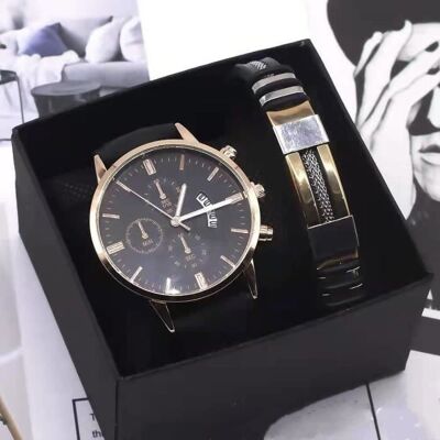 Montre Homme Quartz RMEGA - Bracelet homme - Analogique - Affaires Habiller Regarde Noir - Publicité Montre Homme Quartz RMEGA - Bracelet homme - Analogique - Affaires Habiller Regarde Noir - Publicité